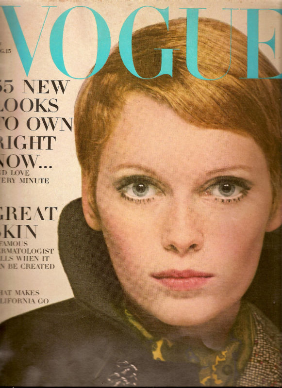 Vogue: August, 1967 - Mia Farrow - CoverArt.com | CoverArt.com